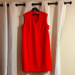 NWT Kasper poppy red dress